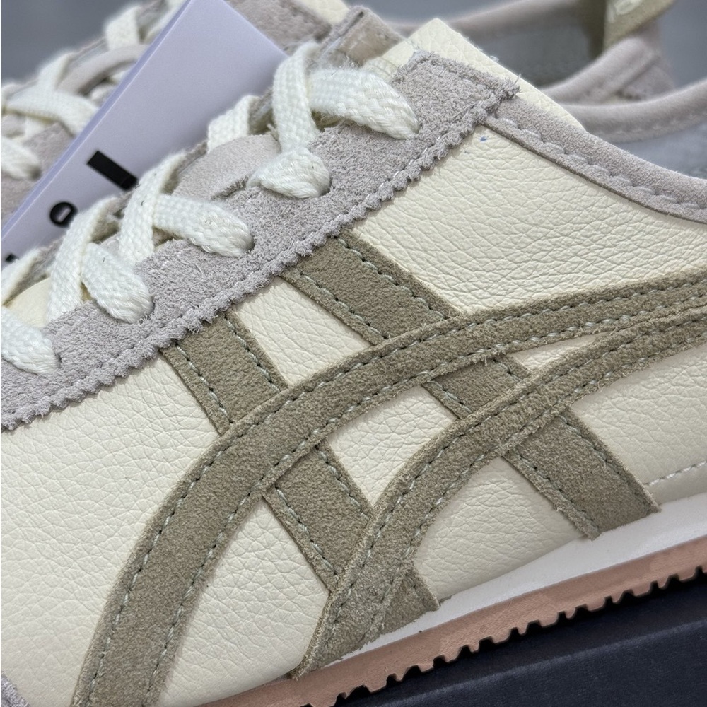 Onitsuka Tiger Mexico 66 Cream Beige Sneakers Women Casual Shoes - Picture 6 of 7